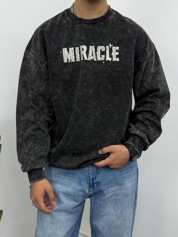 سويت شيرت MIRACLE مغسول