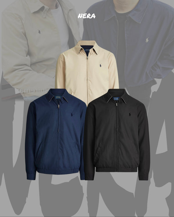 جاكيت بولو نموذج 2 قالب ريكولار طبيعي