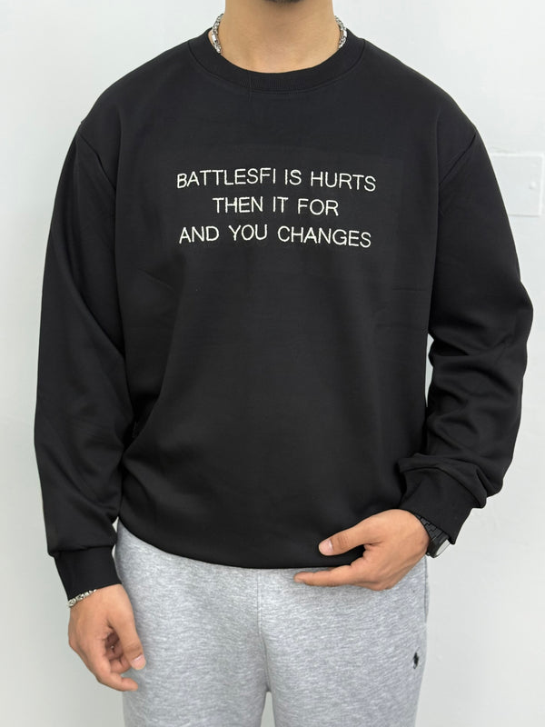 سويت شيرت كتابة